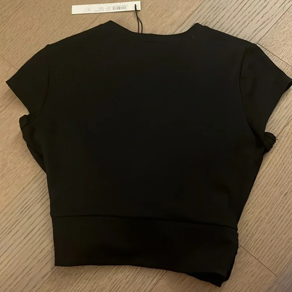 NWT Susana Monaco Black Crop Top - Picture 4 of 4
